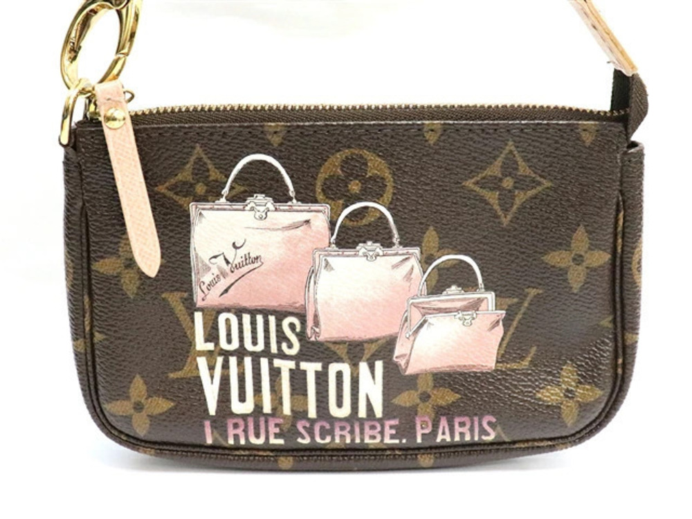 LOUIS VUITTON Bag Pochette Accessoires Pouch Clutch handle Monogram